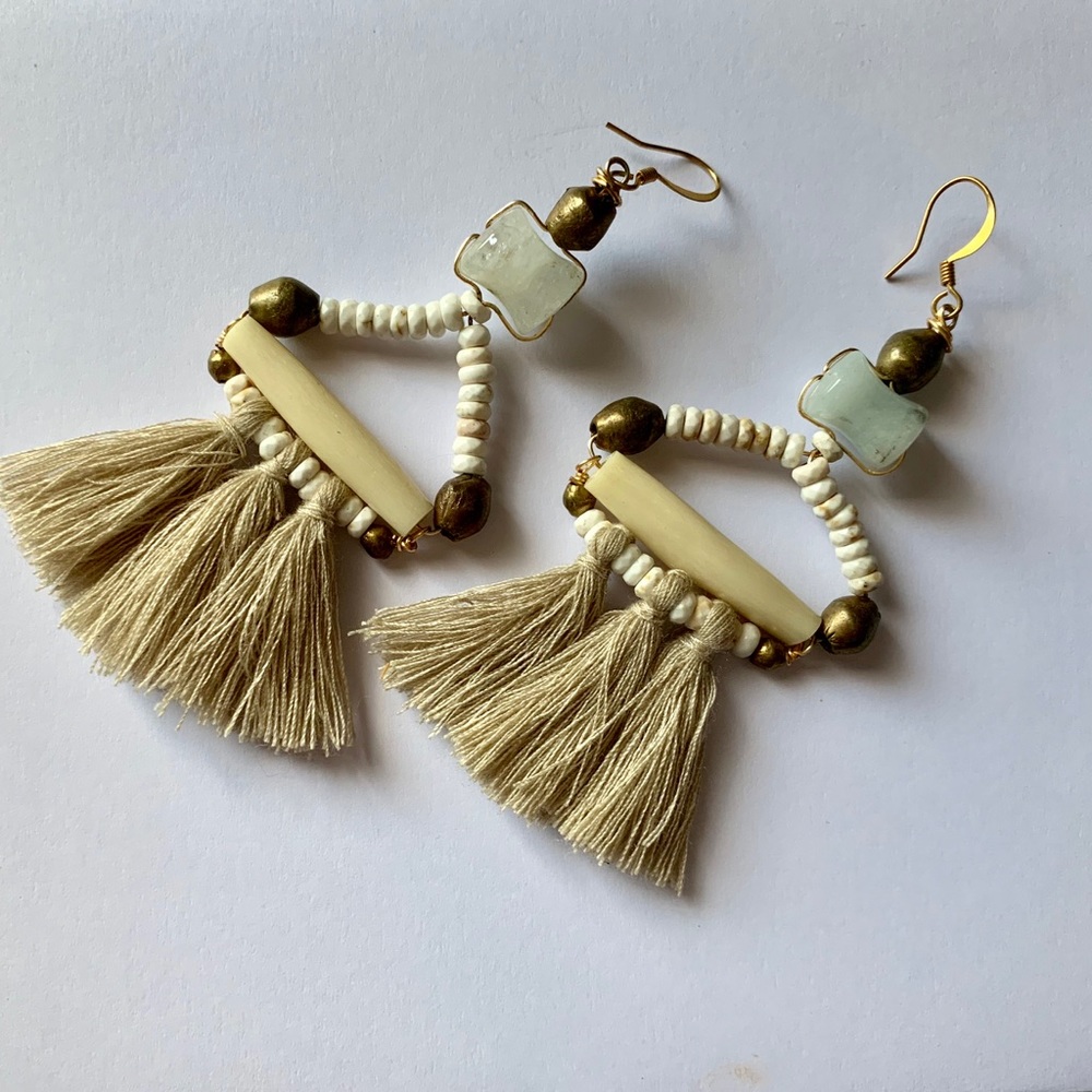 Beaded and Tassel Earrings!